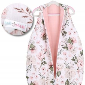 Babymam śpiworek do spania muślinowy regulowany niemowlęcy muślin light