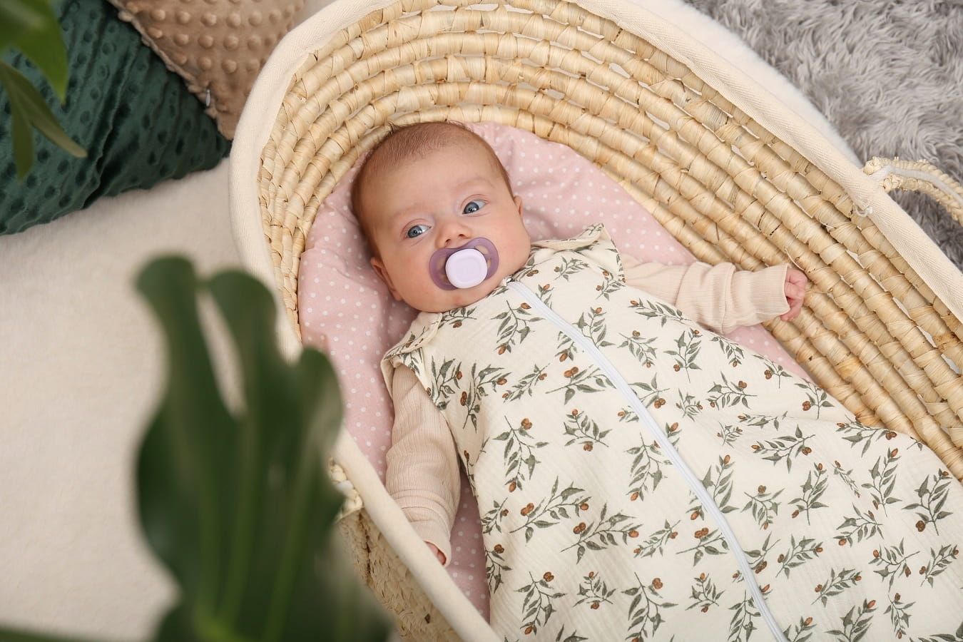 Babymam śpiworek do spania muślinowy regulowany niemowlęcy double light - obrazek 8