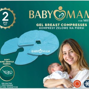 Babymam kompresy żelowe na piersi okłady ciepło zimno osłonki 2szt