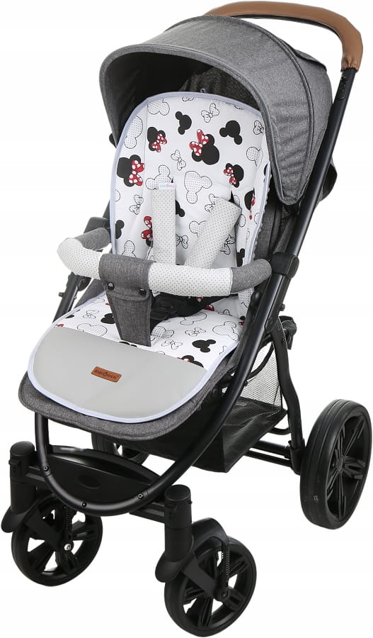Babymam wkładka do spacerówki + ochraniacz na pasy pałąk uniwersalny zestaw - obrazek 2