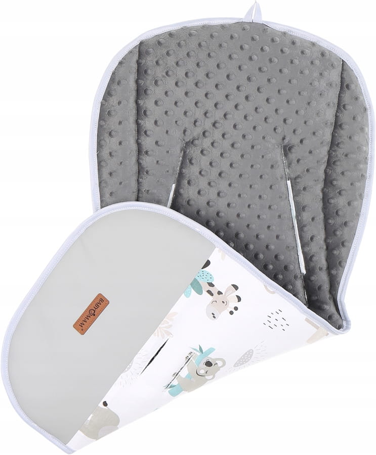 Babymam wkładka do spacerówki + ochraniacz na pasy pałąk uniwersalny zestaw - obrazek 10