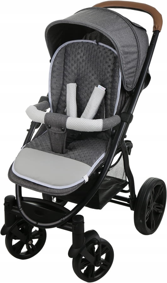 Babymam wkładka do spacerówki + ochraniacz na pasy pałąk uniwersalny zestaw - obrazek 7