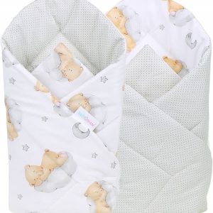 Babymam becik rożek niemowlęcy bawełna dwustronny