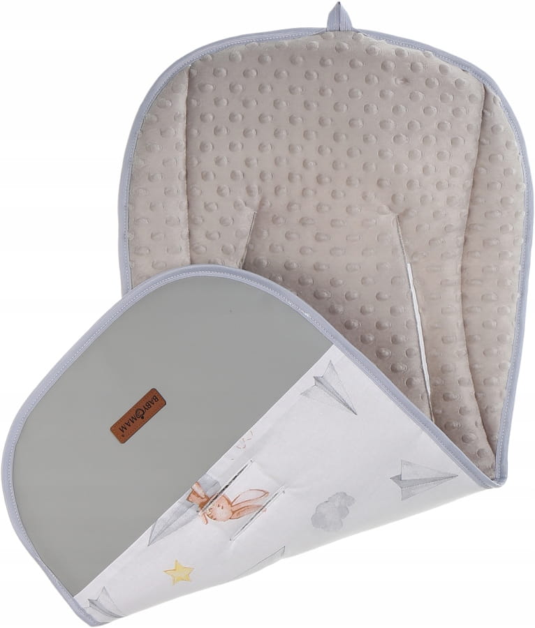 Babymam wkładka do spacerówki + ochraniacz na pasy pałąk uniwersalny zestaw - obrazek 11