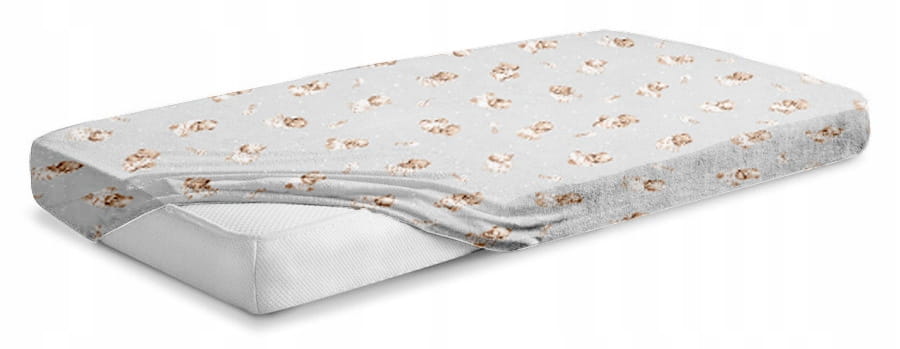 Prześcieradło 120x60 do łóżeczka bawełna materiałowe Babymam - obrazek 2