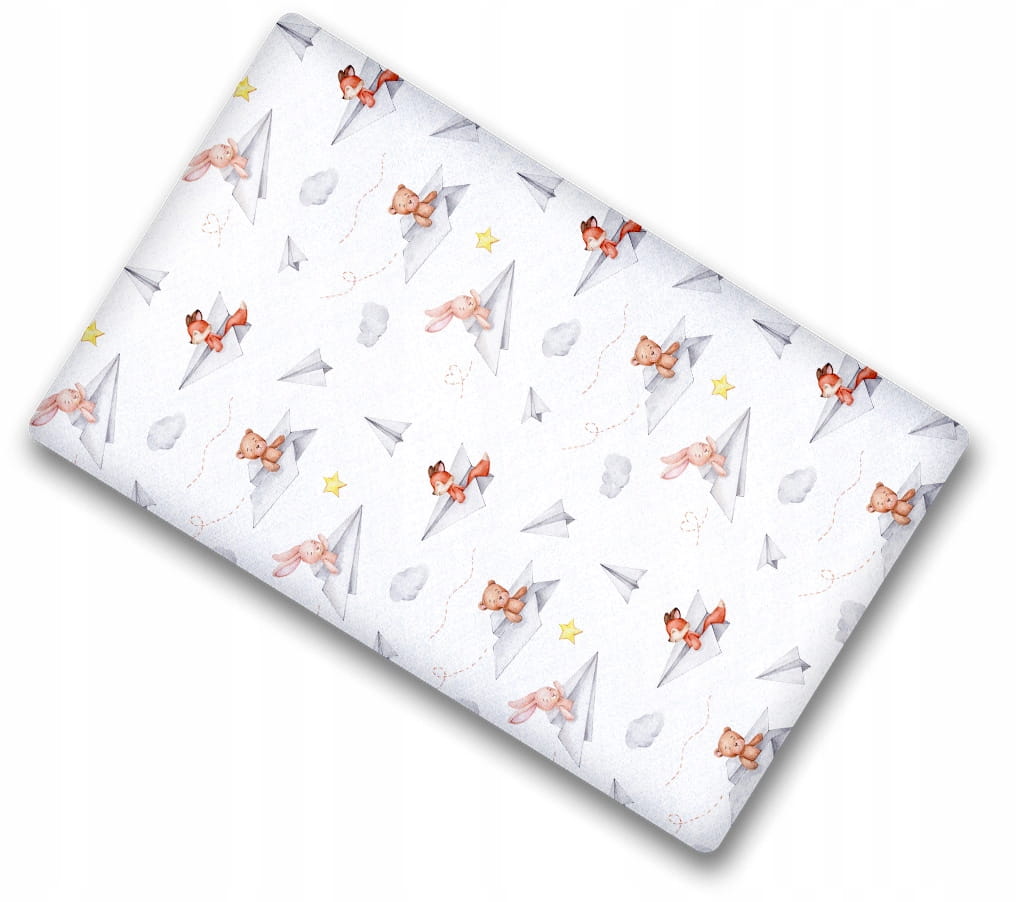 Prześcieradło 120x60 do łóżeczka bawełna materiałowe Babymam - obrazek 3