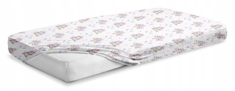 Prześcieradło 120x60 do łóżeczka bawełna materiałowe Babymam - obrazek 2