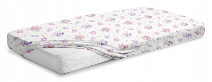 Prześcieradło 120x60 do łóżeczka bawełna materiałowe Babymam - obrazek 3