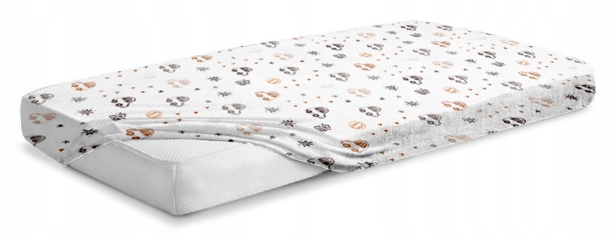 Prześcieradło 120x60 do łóżeczka bawełna materiałowe Babymam - obrazek 4