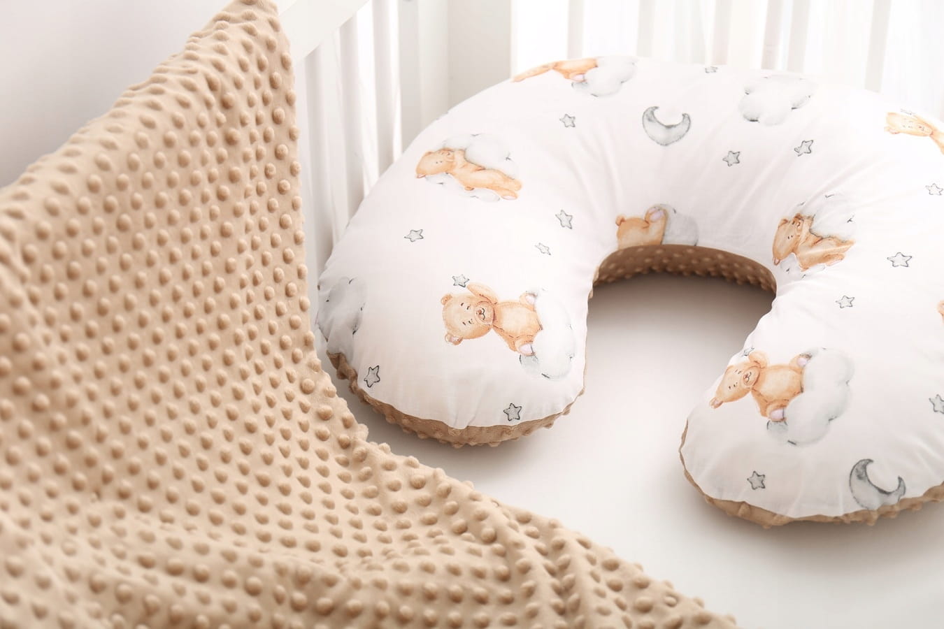 Babymam poszewka na rogal minky do karmienia xxl - obrazek 2
