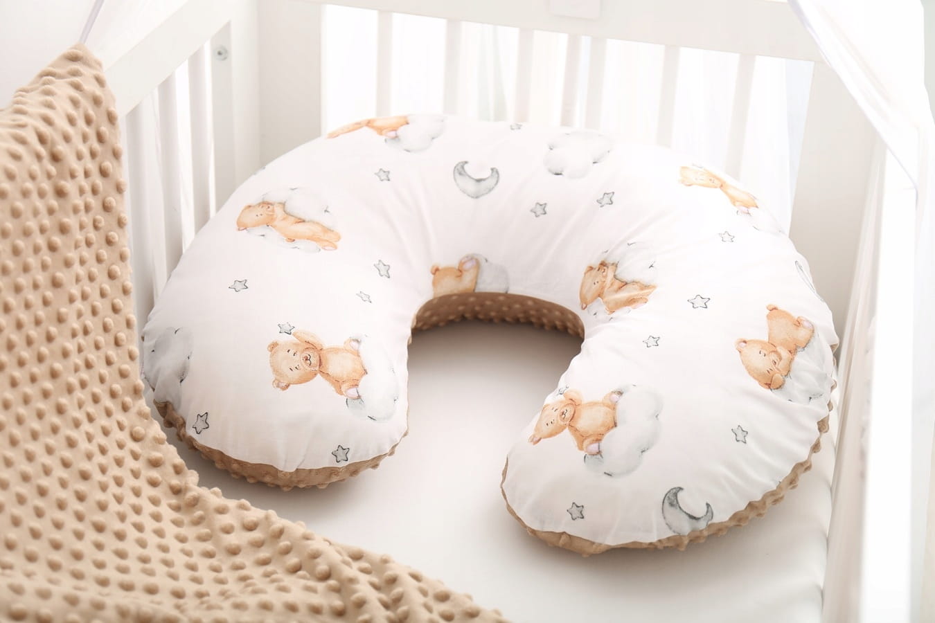 Babymam poszewka na rogal minky do karmienia xxl - obrazek 3