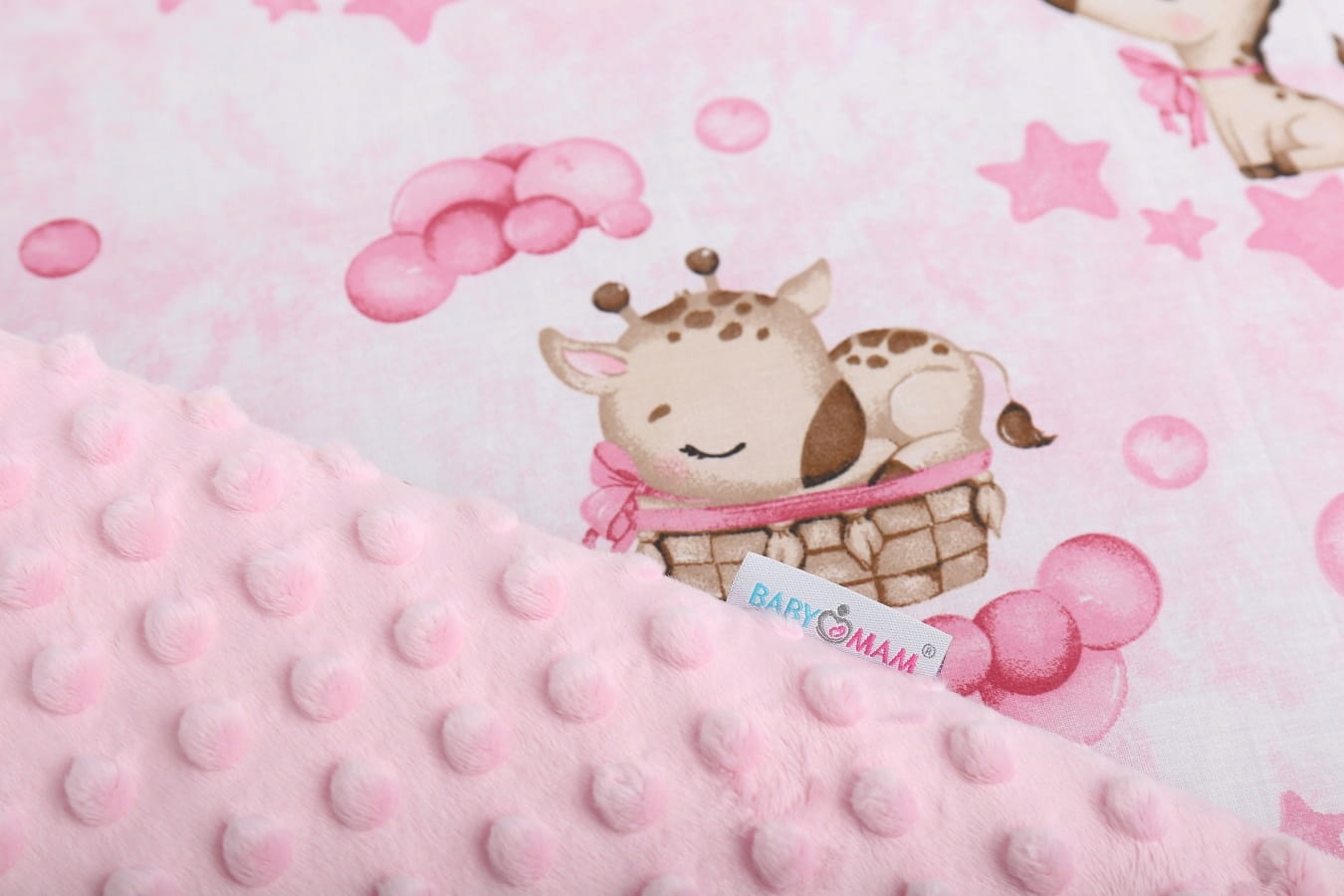 Ochraniacz do łóżeczka minky 120x60 na szczebelki 180x30cm Babymam - obrazek 5