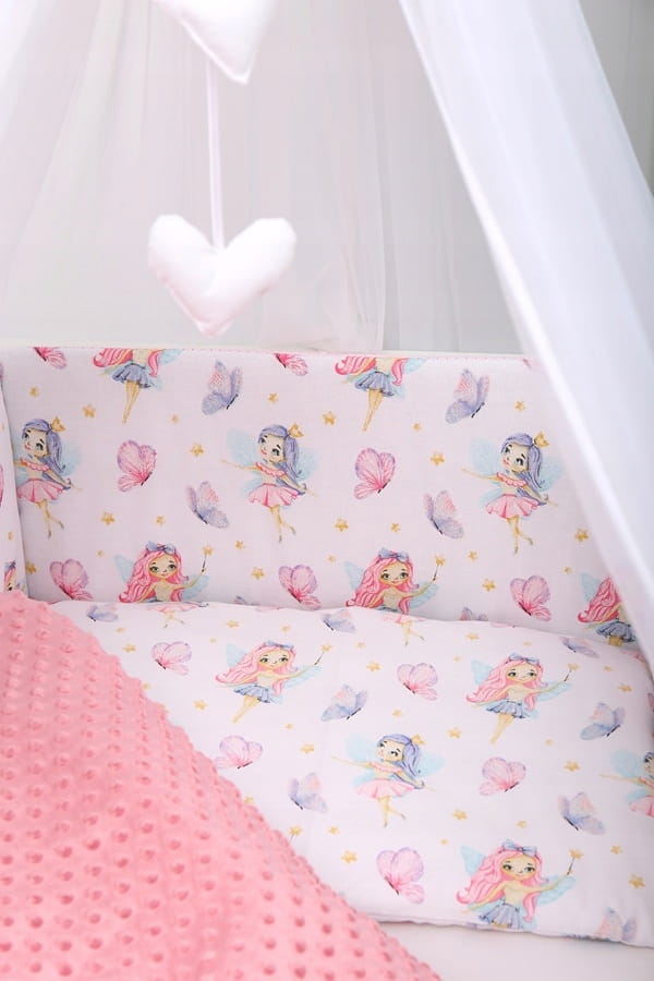 Babymam dwustronny ochraniacz 180x30 do łóżeczka - obrazek 3
