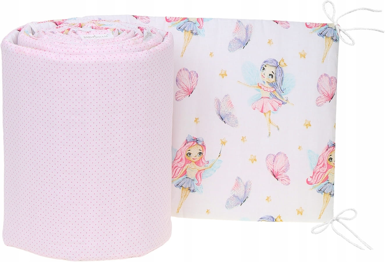 Babymam dwustronny ochraniacz 180x30 do łóżeczka - obrazek 4