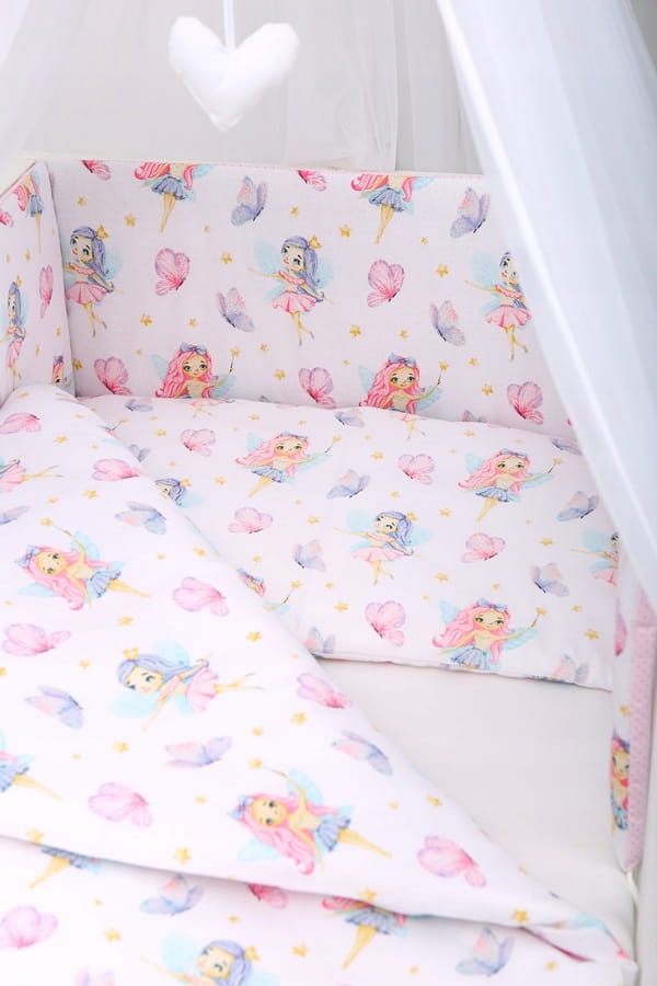 Babymam dwustronny ochraniacz 180x30 do łóżeczka - obrazek 5
