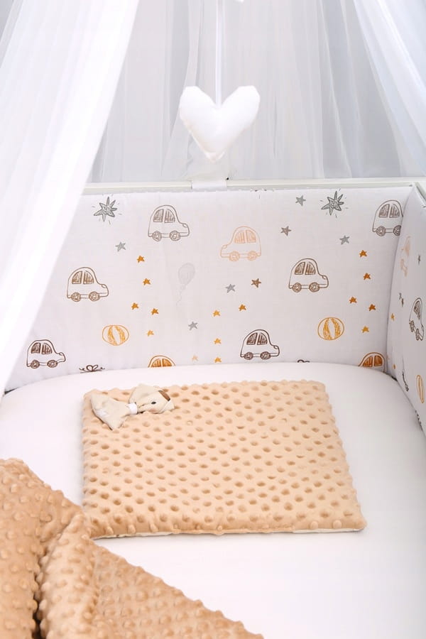 Babymam dwustronny ochraniacz 180x30 do łóżeczka - obrazek 6