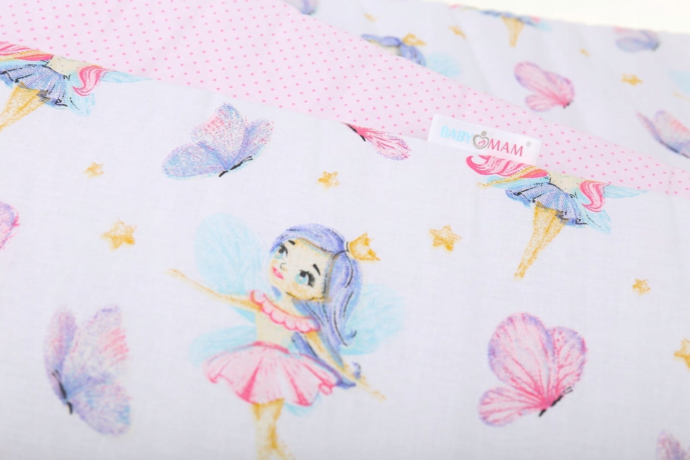 Babymam dwustronny ochraniacz 180x30 do łóżeczka - obrazek 11