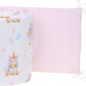 Babymam dwustronny ochraniacz 180x30 do łóżeczka