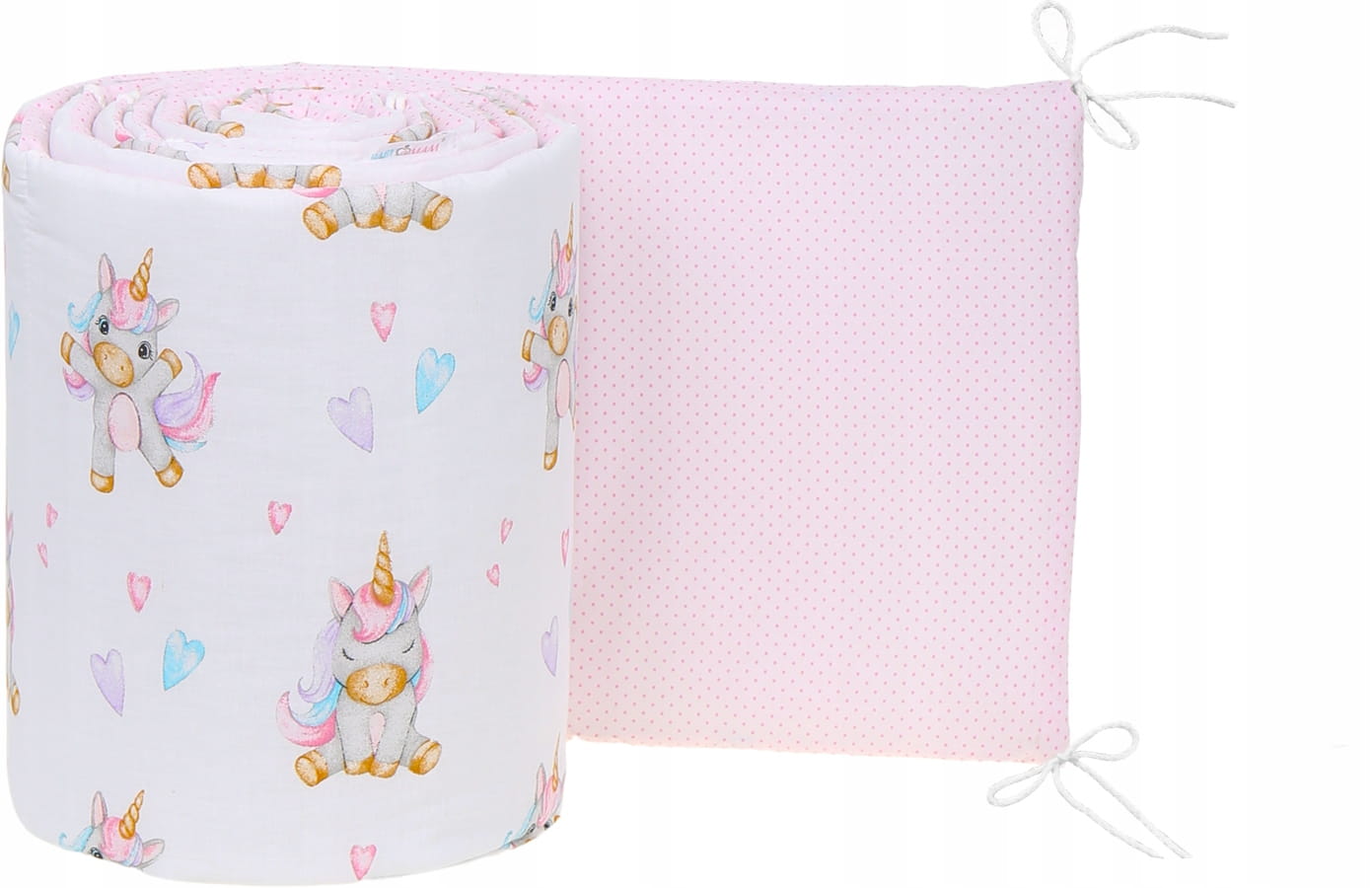 Babymam dwustronny ochraniacz 180x30 do łóżeczka
