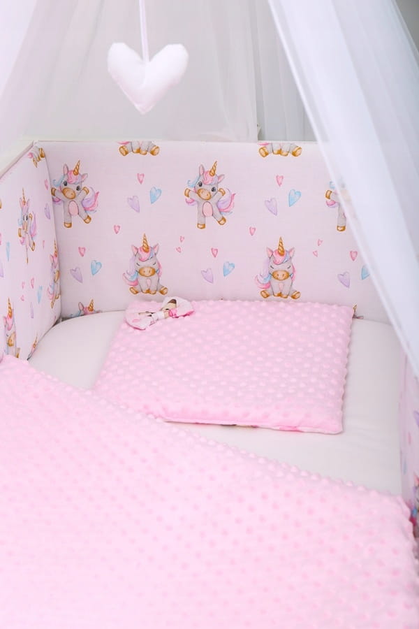 Babymam dwustronny ochraniacz 180x30 do łóżeczka - obrazek 3