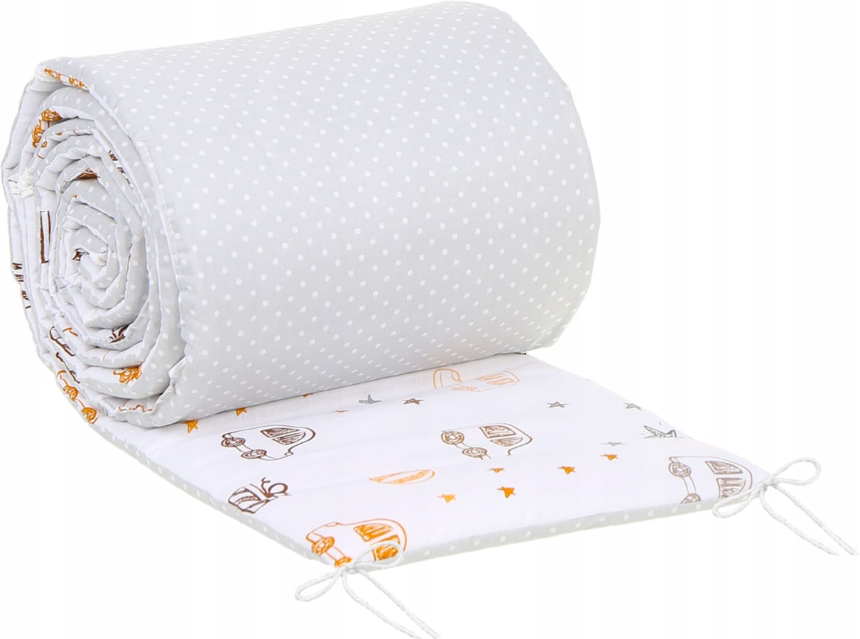 Babymam dwustronny ochraniacz 180x30 do łóżeczka - obrazek 9
