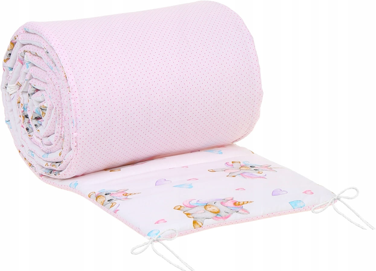 Babymam dwustronny ochraniacz 180x30 do łóżeczka - obrazek 6