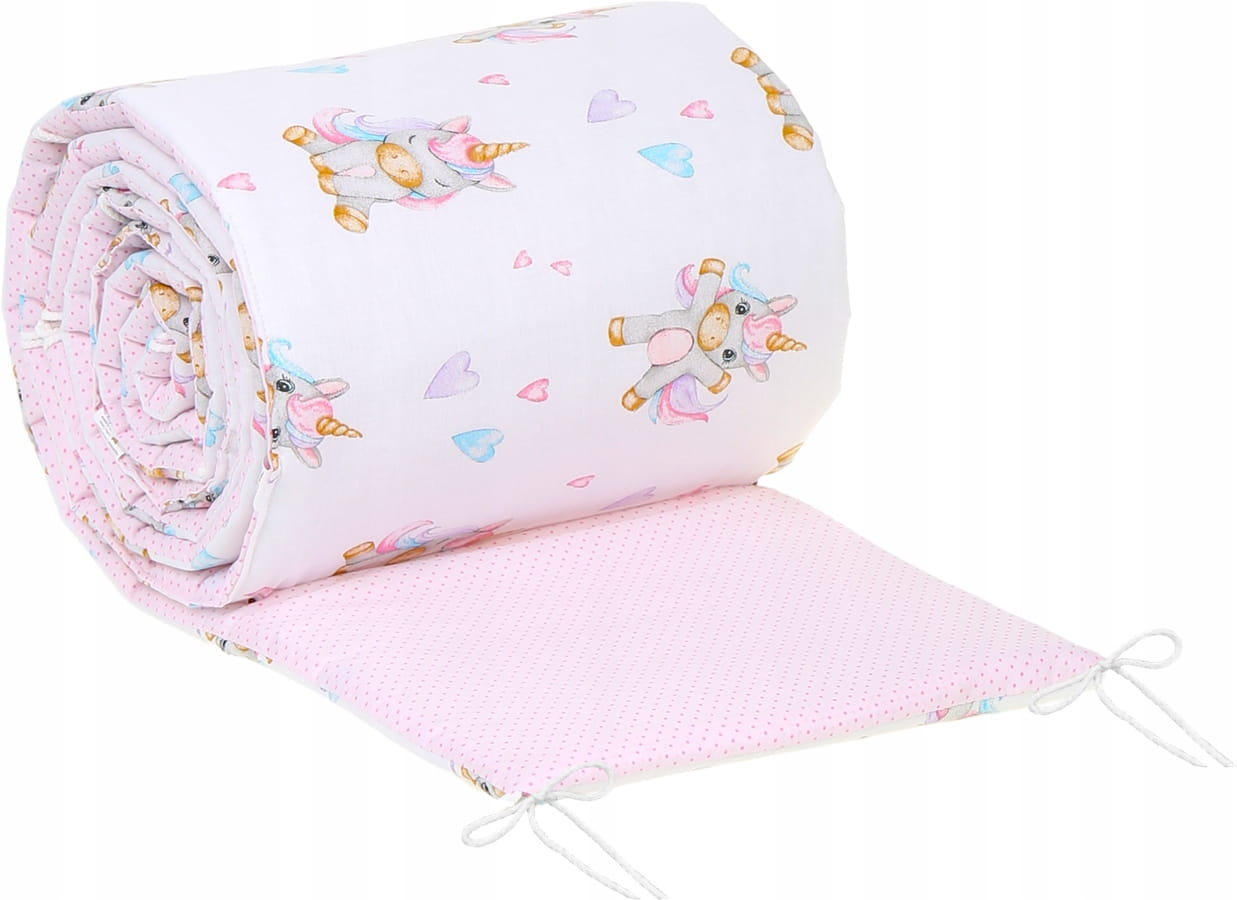 Babymam dwustronny ochraniacz 180x30 do łóżeczka - obrazek 7
