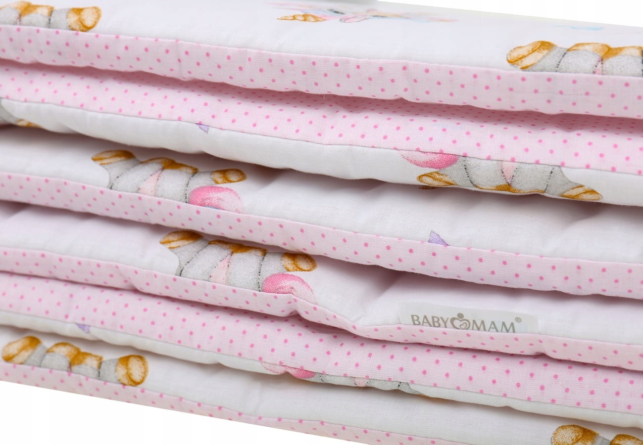 Babymam dwustronny ochraniacz 180x30 do łóżeczka - obrazek 10