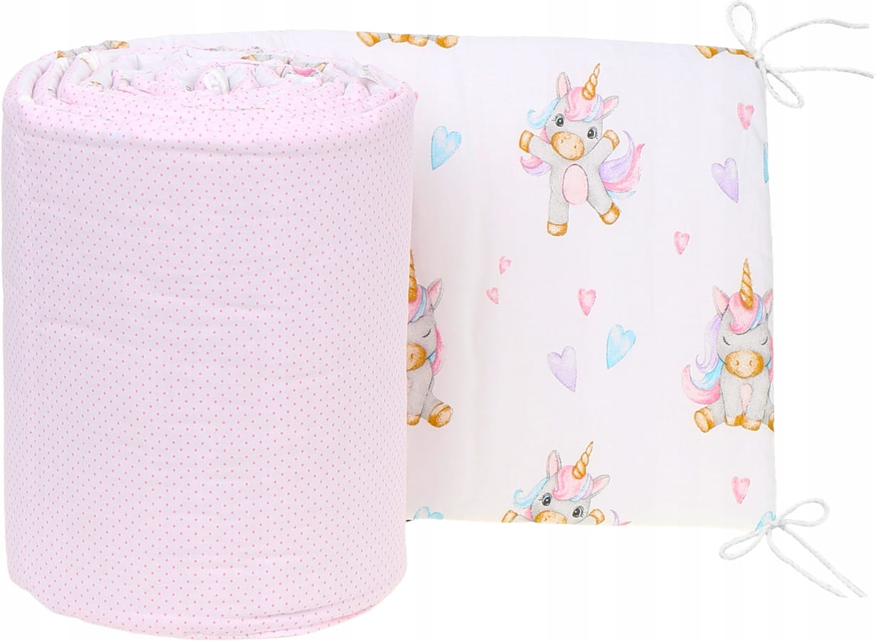 Babymam dwustronny ochraniacz 180x30 do łóżeczka - obrazek 11