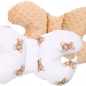 Poduszka motylek do wózka podróżna antywstrząsowa minky Babymam