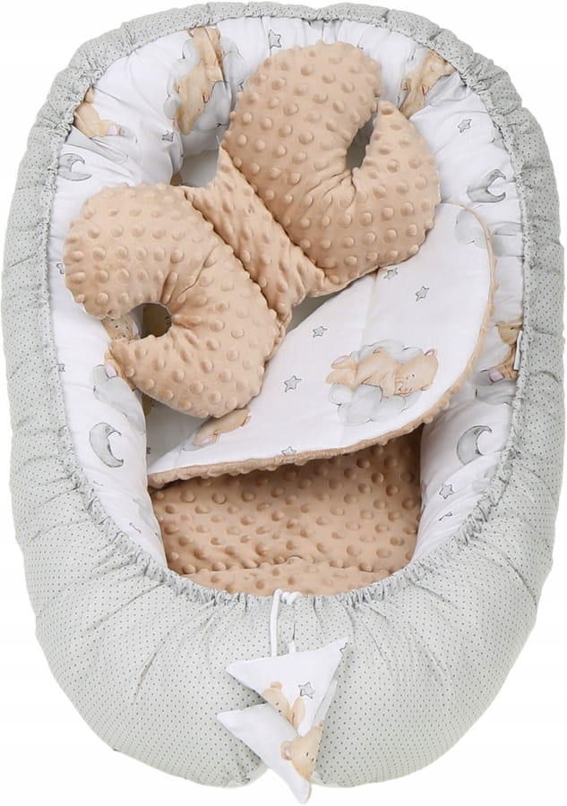 Poduszka motylek do wózka podróżna antywstrząsowa minky Babymam - obrazek 2
