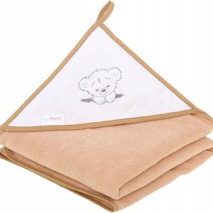 Babymam okrycie kąpielowe ręcznik 100x100 bawełna