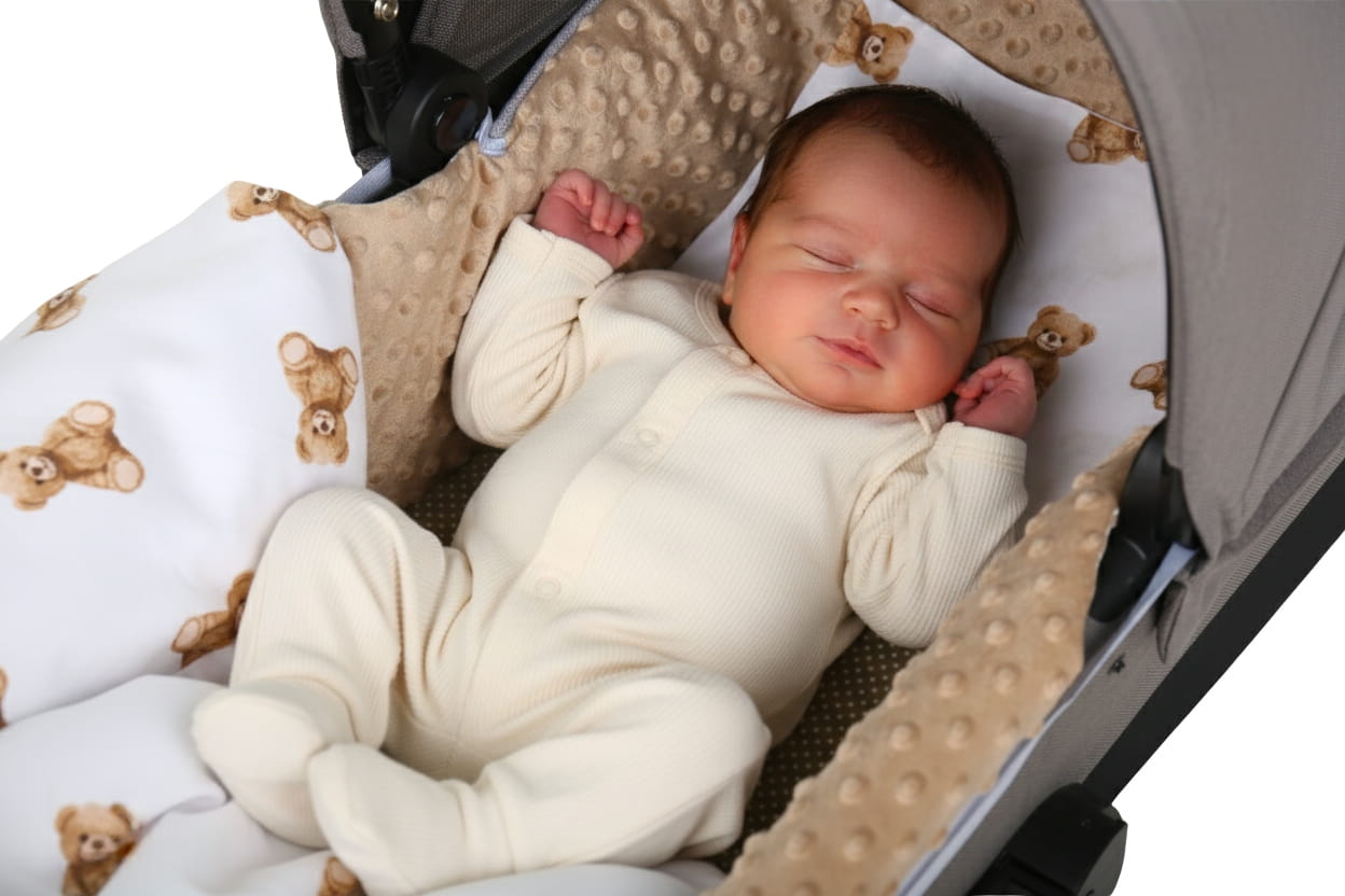 Babymam wkładka do gondoli wózka na zamek usztywniana dwustronna - obrazek 4