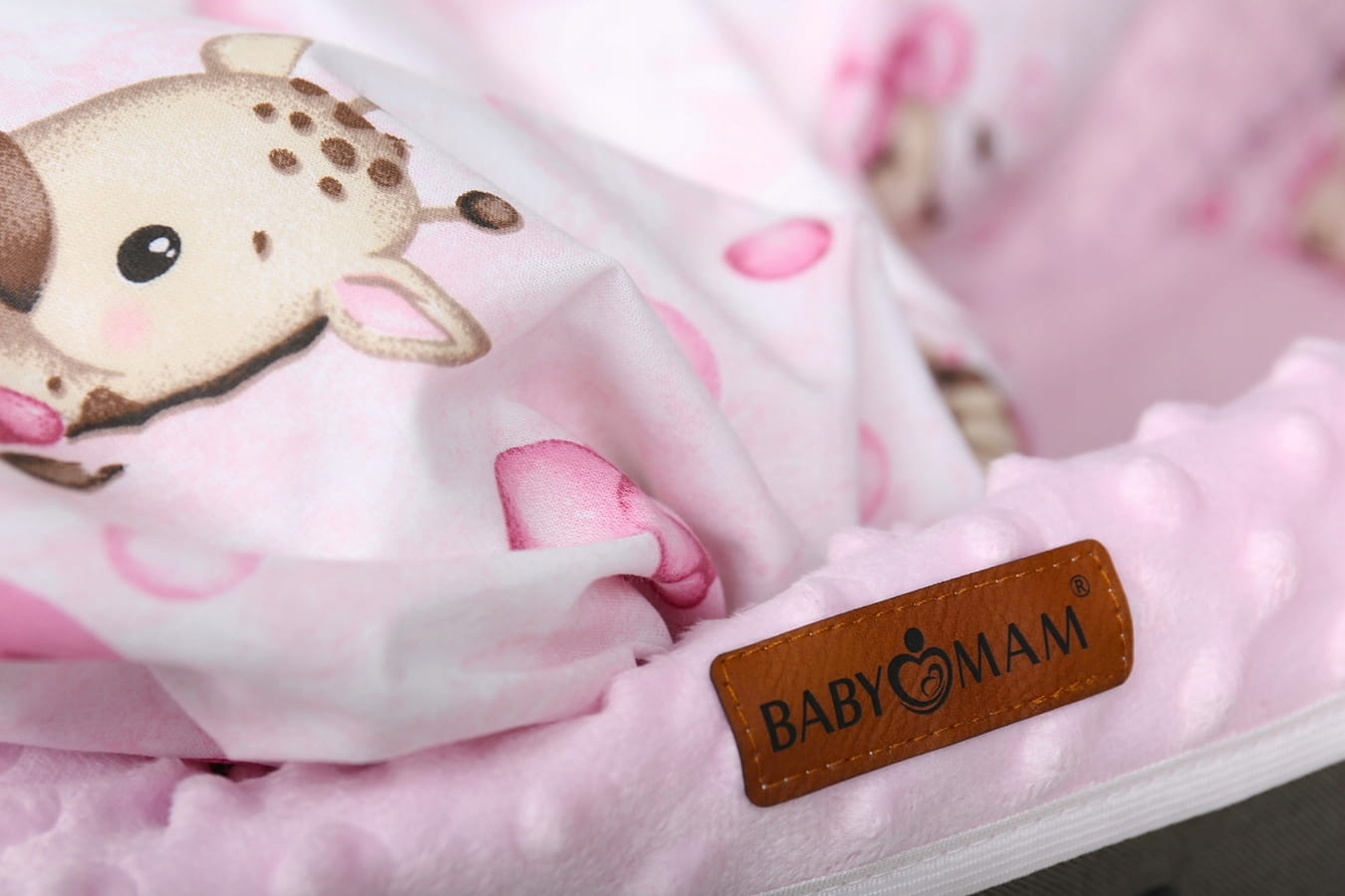 Babymam wkładka do gondoli wózka na zamek usztywniana dwustronna - obrazek 5