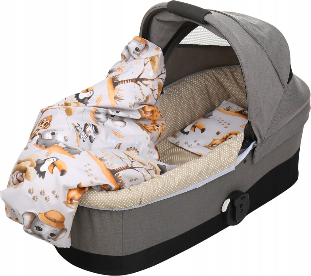 Babymam wkładka do gondoli wózka na zamek usztywniana dwustronna - obrazek 10