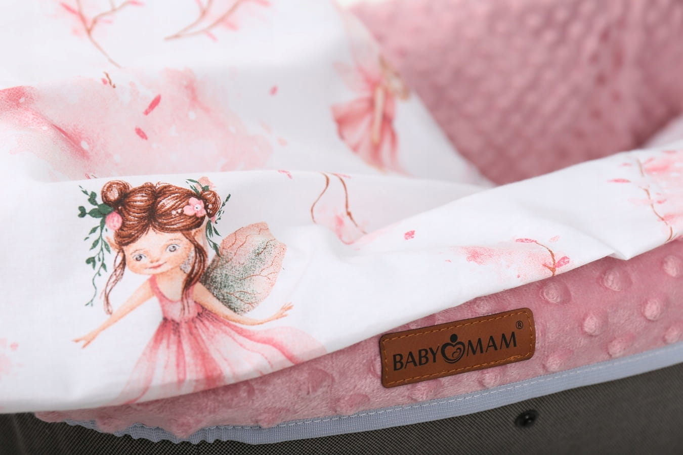 Babymam wkładka do gondoli wózka na zamek usztywniana dwustronna - obrazek 8