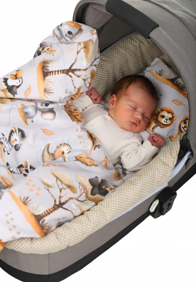 Babymam wkładka do gondoli wózka na zamek usztywniana dwustronna - obrazek 11