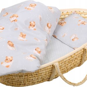 Pościel 80x70 do kołyski wózka 2 elementy Babymam