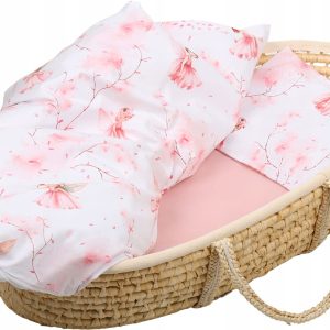 Pościel 80x70 do kołyski wózka 2 elementy Babymam