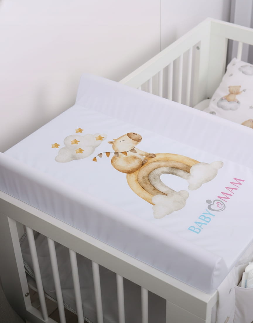 Przewijak usztywniony na łóżeczko komodę 70x50 cm Babymam - obrazek 2