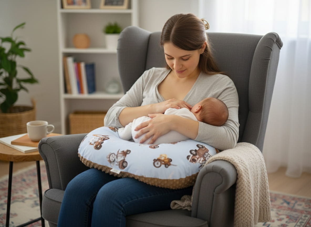 Babymam poszewka na rogal minky do karmienia xxl - obrazek 2