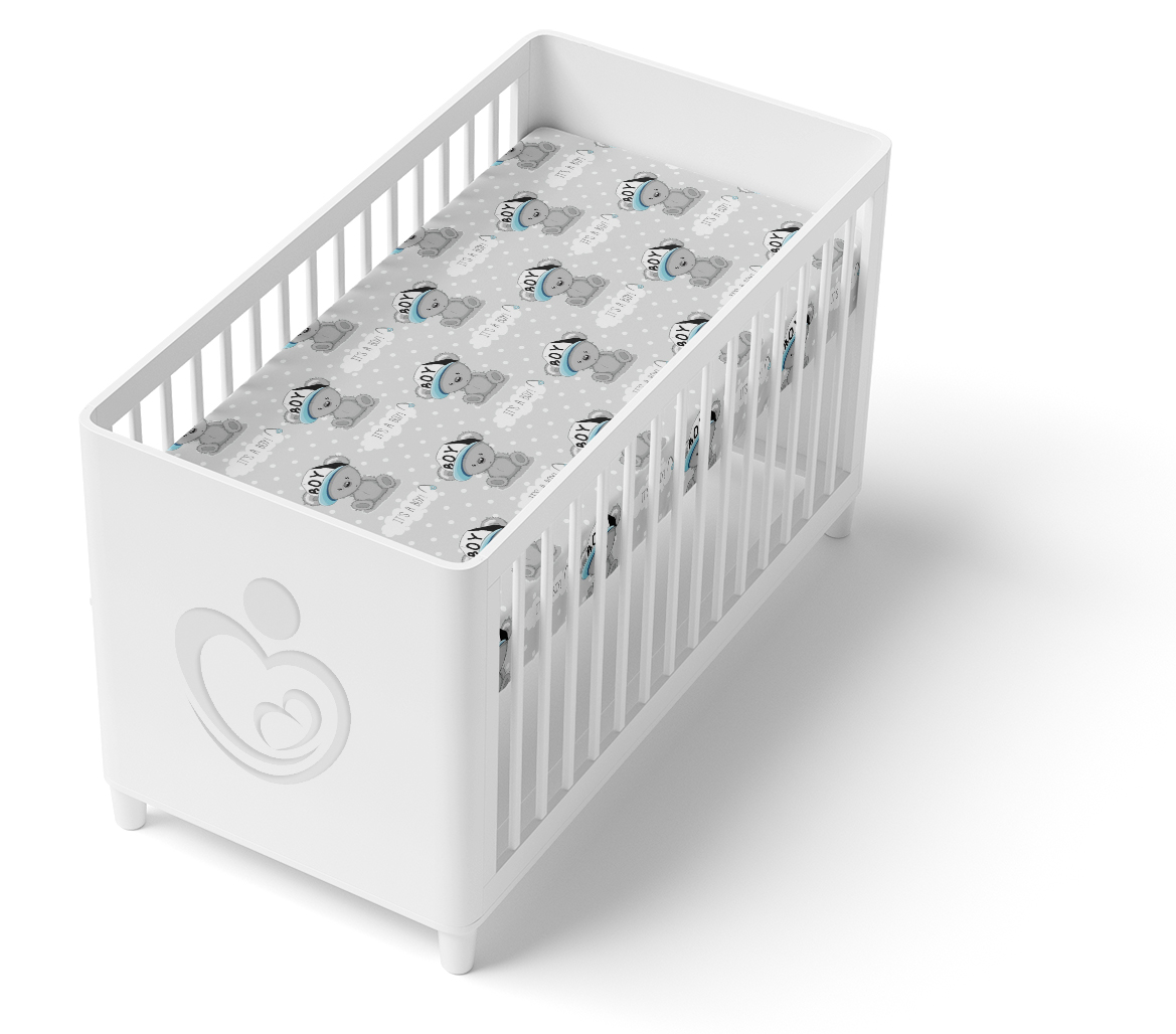 Prześcieradło 120x60 do łóżeczka bawełna materiałowe Babymam - obrazek 5