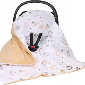 Babymam kocyk otulacz do nosidełka wózka fotelika