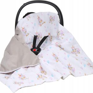 Babymam kocyk otulacz do nosidełka wózka fotelika