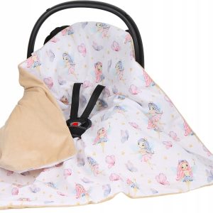Babymam kocyk otulacz do nosidełka wózka fotelika