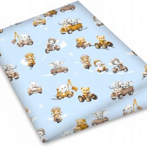 Babymam poszewka na poduszkę klin do łóżeczka 59x37 bawełna
