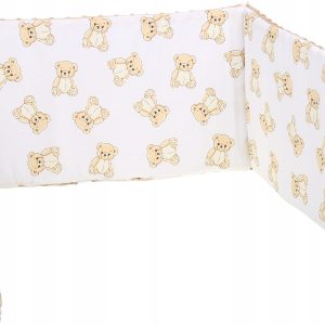 Ochraniacz do łóżeczka minky 120x60 na szczebelki 180x30cm Babymam