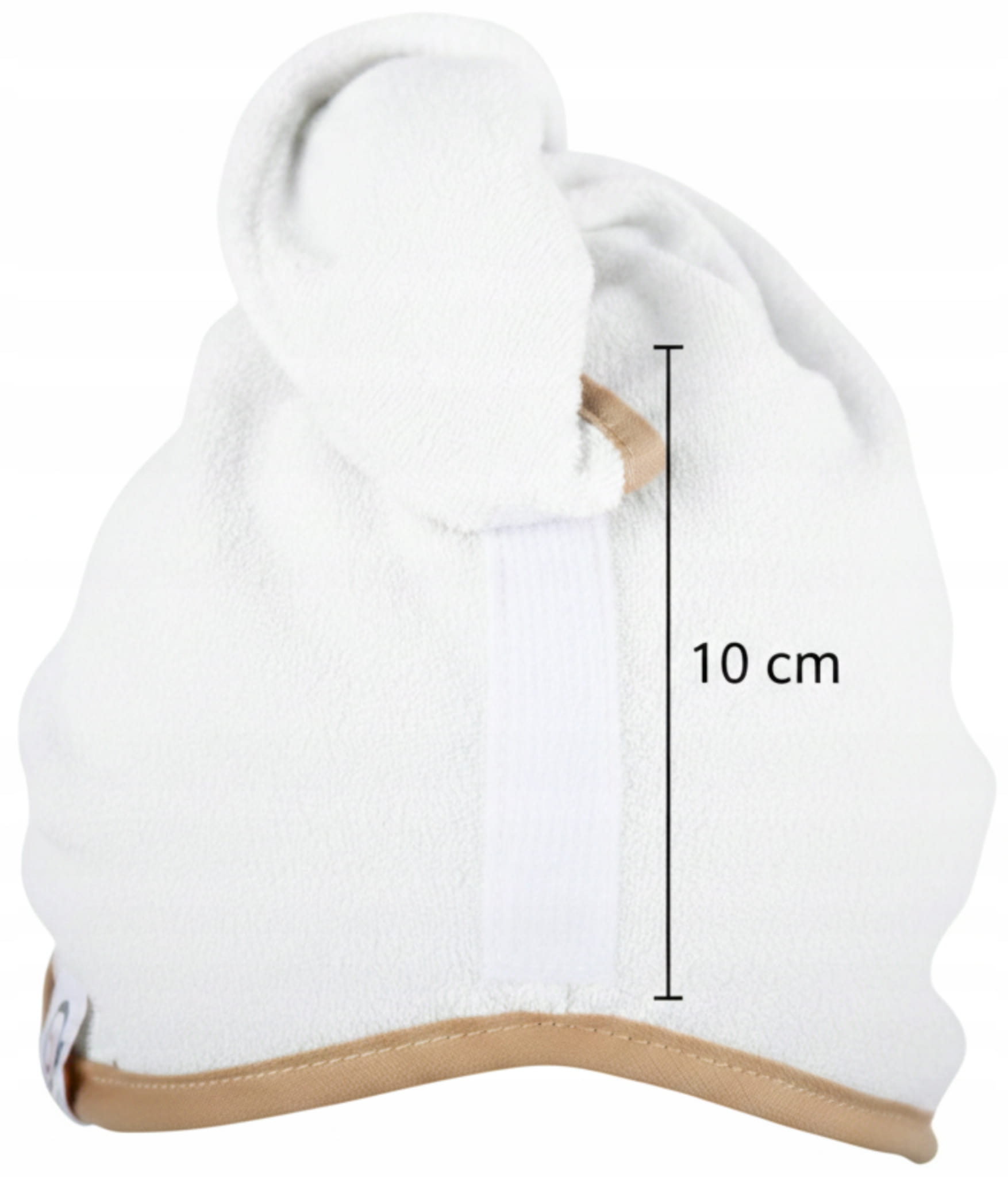 Gruby ręcznik do włosów turban na rzep termofrotte chłonny miękki Babymam - obrazek 4