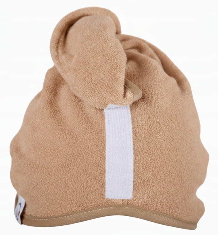 Gruby ręcznik do włosów turban na rzep termofrotte chłonny miękki Babymam - obrazek 5