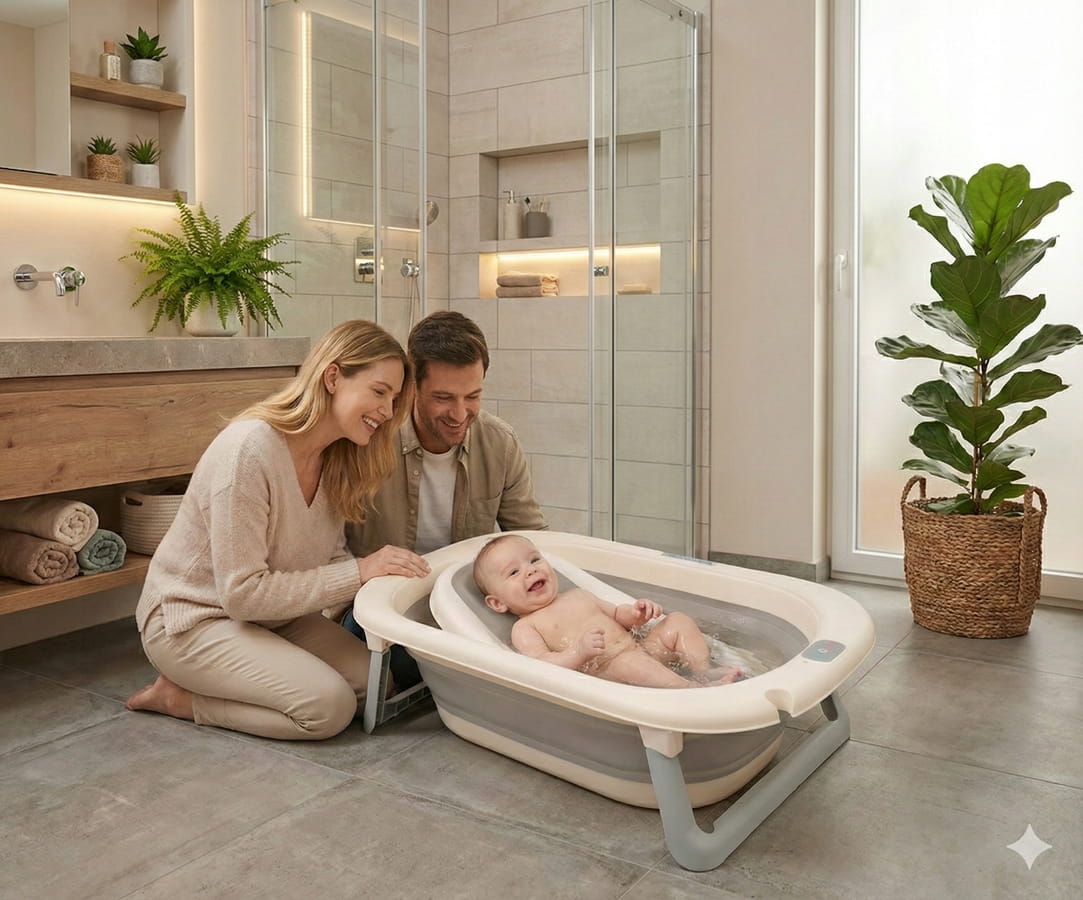 Babymam fotelik do wanienki leżaczek do kąpieli kąpielowy dla noworodka - obrazek 5